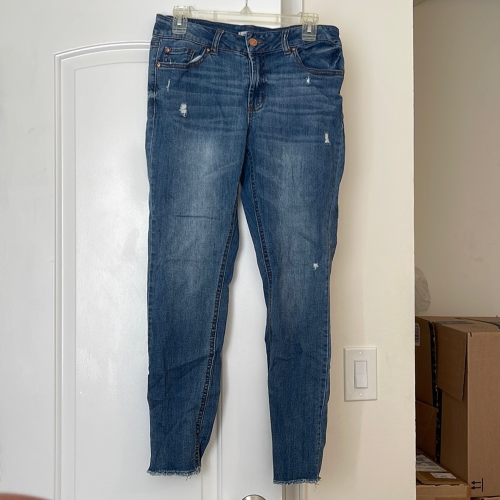 Refuge High Rise Skinny Jeans, 8